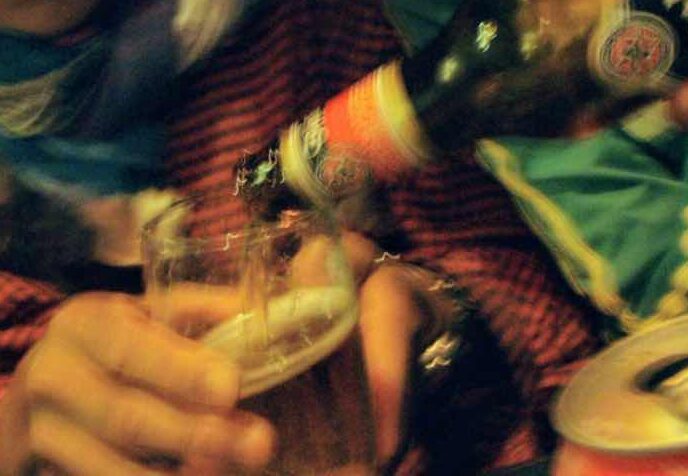 613ムシア　サンティアゴ巡礼　最終地Muxia　バル料理ビール