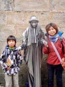 615 Santiago town サンチャゴ街　大道芸シルバー23