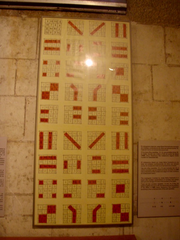 616 サグラダファミリア魔法陣33Sagrada Familia