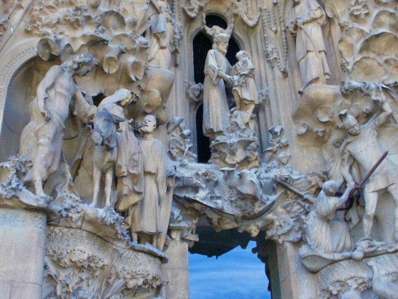 616サグラダファミリア外尾悦郎　彫刻