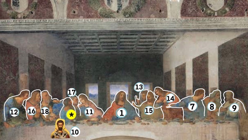 616 最後の晩餐　番号