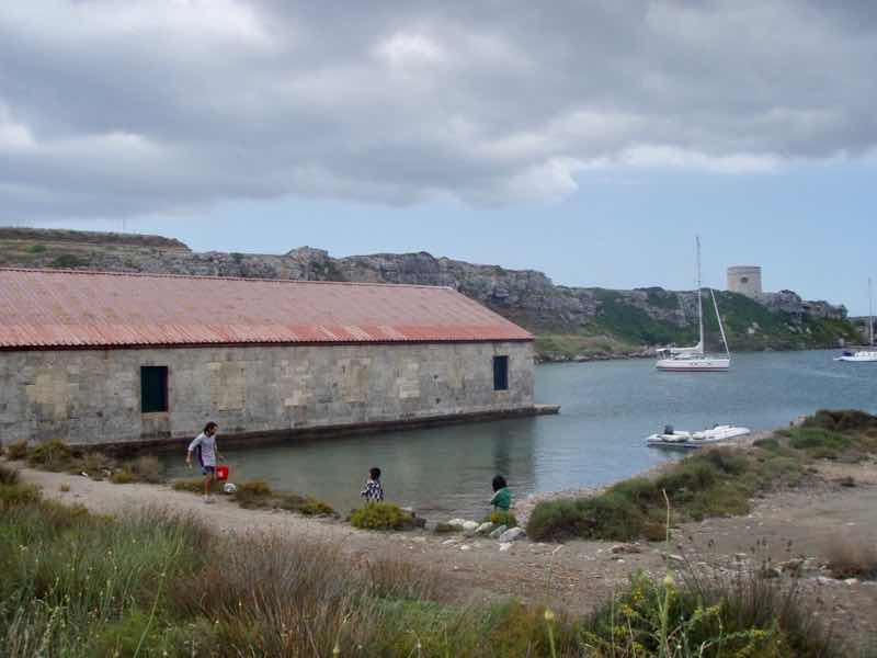 618メノルカ島　海ボート　Menorca