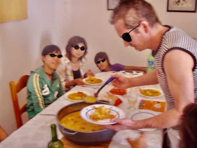 618メノルカ島Menorca 　伊勢エビスープジョニー盛り