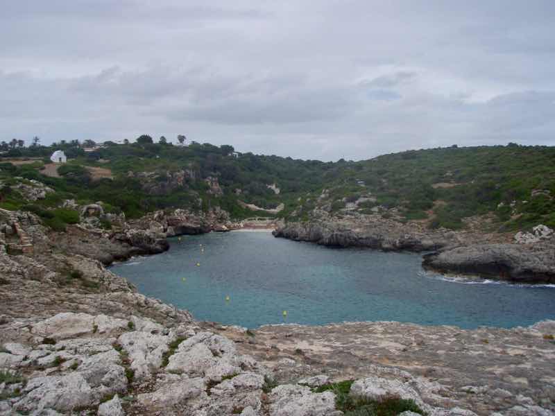 618メノルカ島Menorca 岩場海みずうみ風景