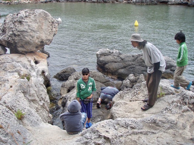 618メノルカ島Menorca 岩場海12pr