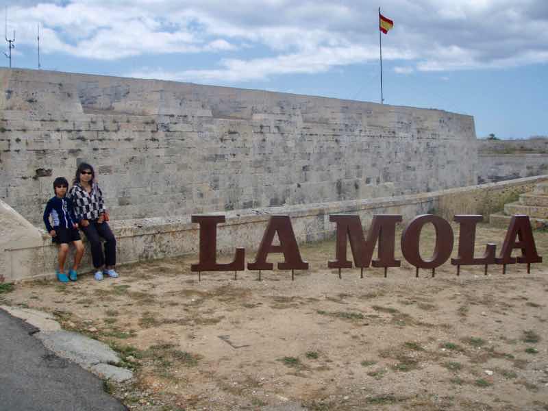 618メノルカ島Menorca 大砲遺跡壁23