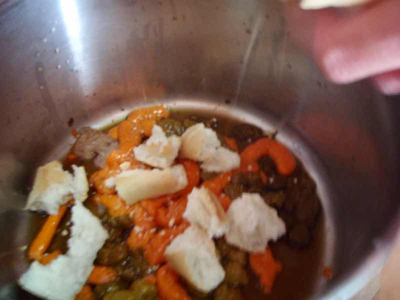 618メノルカ島Menorca 伊勢エビスープパン鍋に肝など