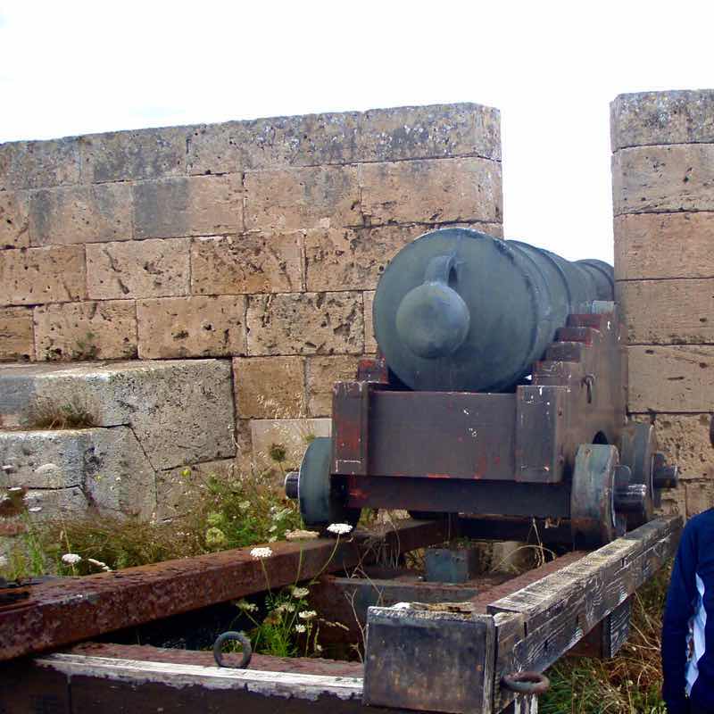 618メノルカ島Menorca 大砲遺跡
