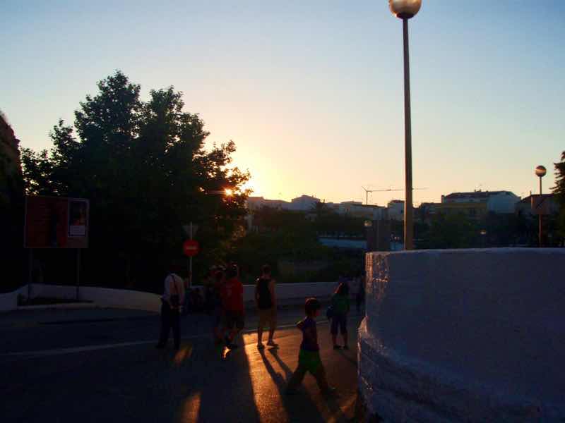 623メノルカ島 サン•フアン 馬祭り Menorca シウタデラ街の夕焼けならび