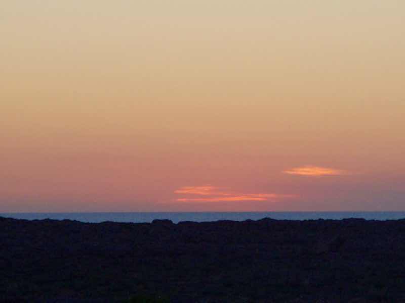 623メノルカ島 サン•フアン 馬祭り Menorca シウタデラ　海夕焼け