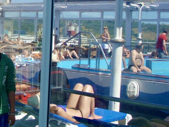 623メノルカ島 Menorca マホン船プール