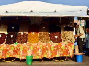 626マラケシュバザール ドライフルーツ屋
