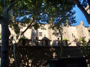 626 バルセロナ町 港まで歩き風景