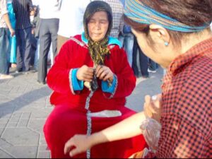 626マラケシュ ヘナ モロッコおばさん