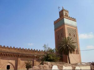 626モロッコ マラケシュ モスク 右塔