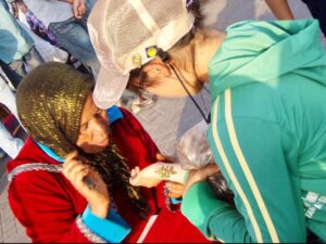 627ヘナタトゥー 茶 2wもつ ジャーマルフナ