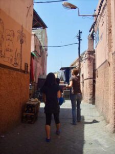 629 マラケシュ　道歩き　12c