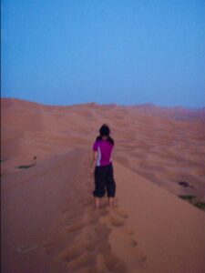 629 サハラ砂漠　砂山てっぺん1