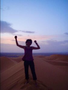 629 サハラ砂漠　砂山てっぺん3