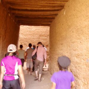 629モロッコ　絨毯売り場へ行く道