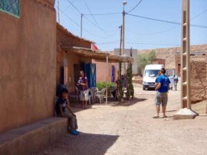 629モロッコ　サハラ砂漠途中お昼カフェ　2