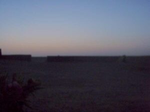 629 サハラ砂漠　境界ホテル　早朝景色2