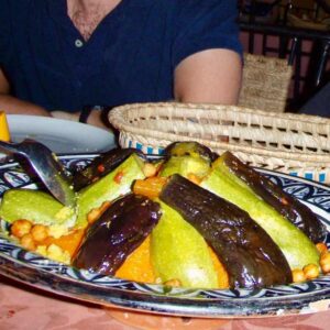 629モロッコ　砂漠行き途中　1日目夕食　ナスクスクス